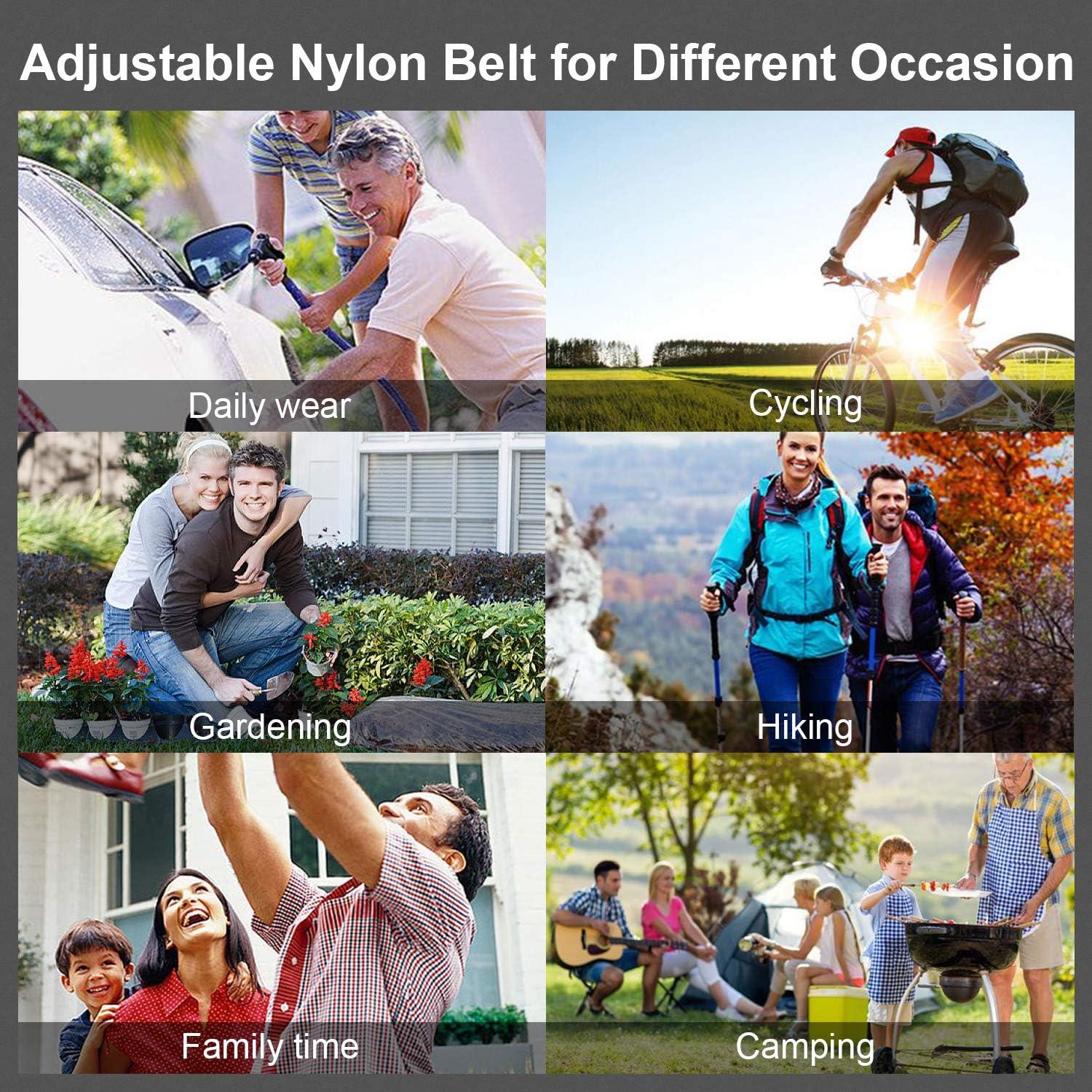 Cinturón Táctico JASGOOD de Nylon Reforzado Ajustable