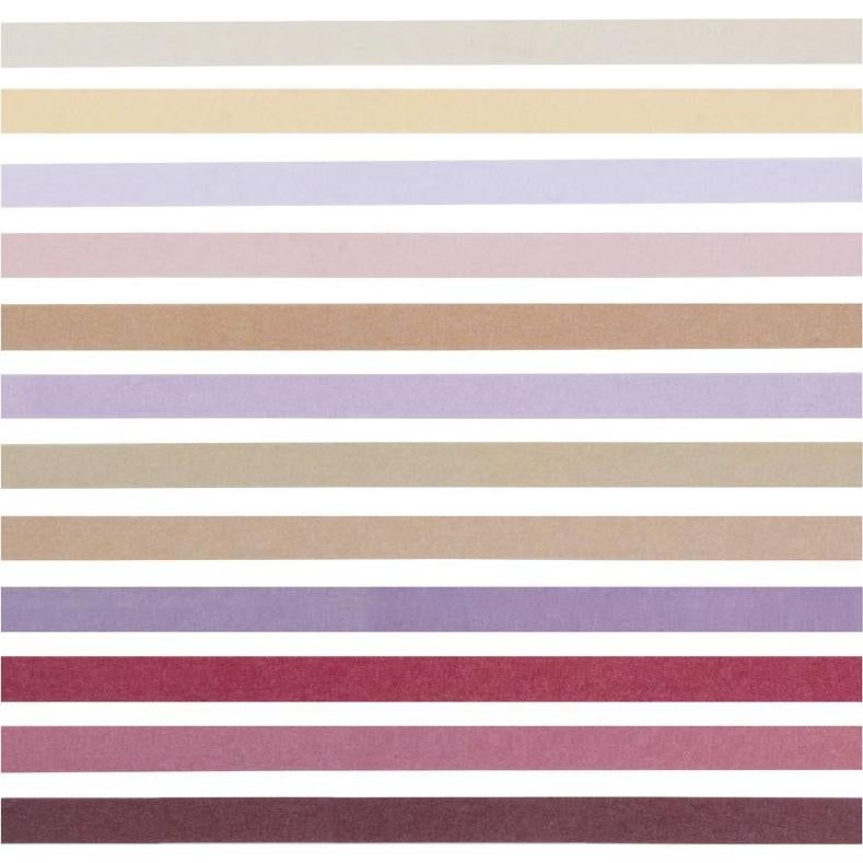 Set de 12 Rollos de Cinta Washi Yubbaex 8mm Morandi