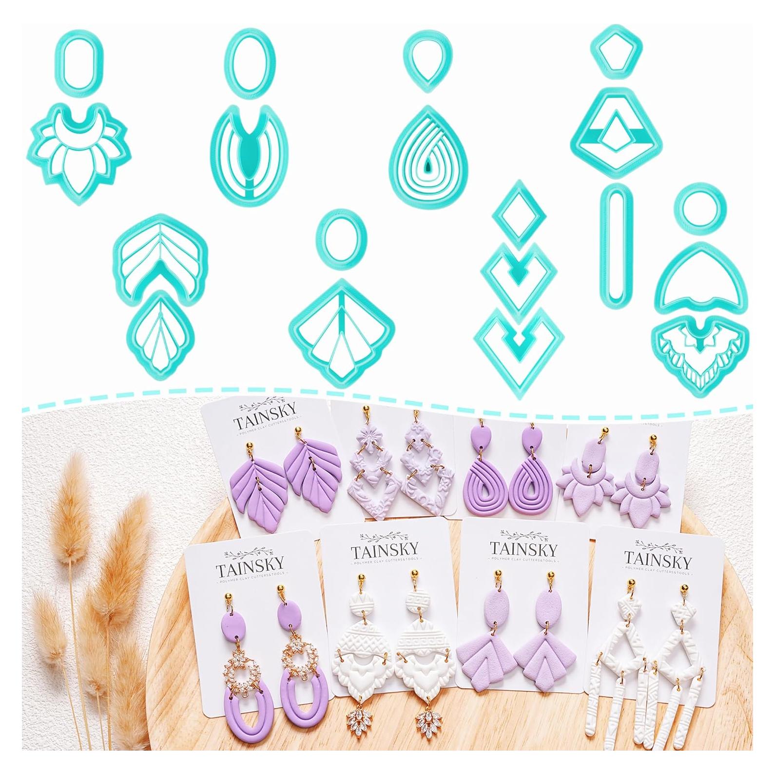 Cortadores de Arcilla de Polímero TAINSKY - 19 Formas para Joyería