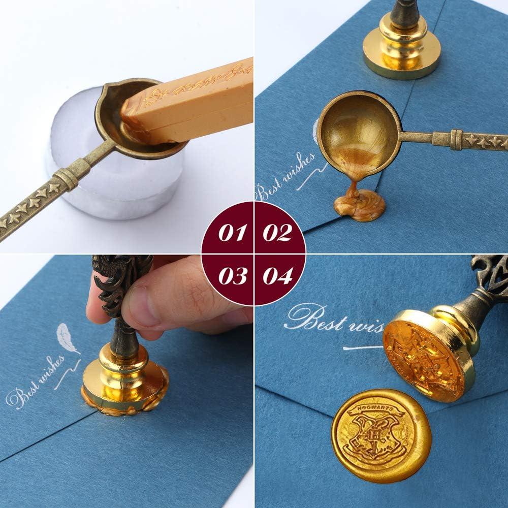 Juego de Pluma y Tinta Karhood con Sello de Cera y 5 Plumillas