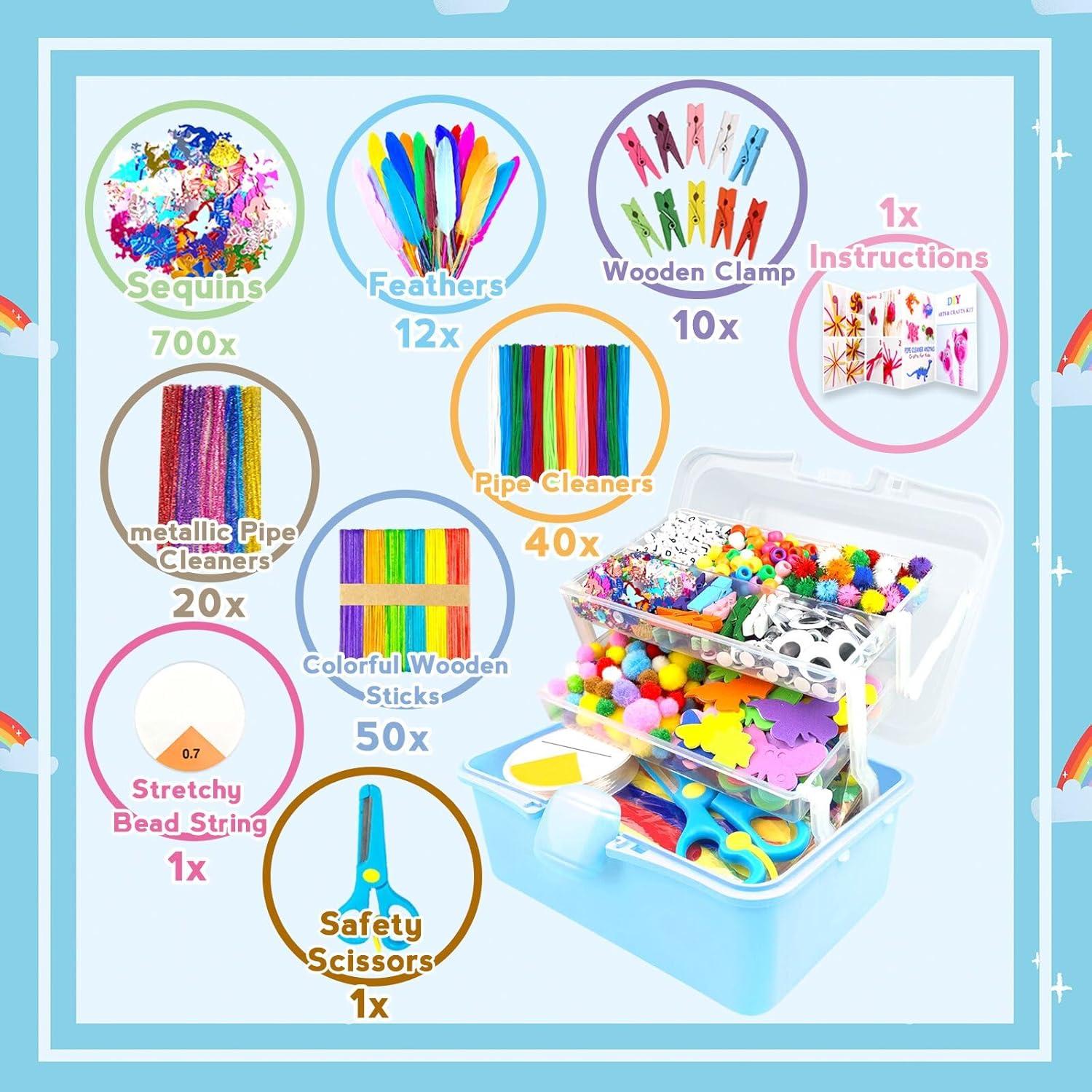 Kit de Manualidades ZEIZHUBN para Niños 4-12 años - 3000 Piezas