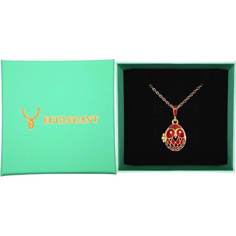 Collar Colgante de Charm Vintage de Esmalte para Mujeres 45.7 cm