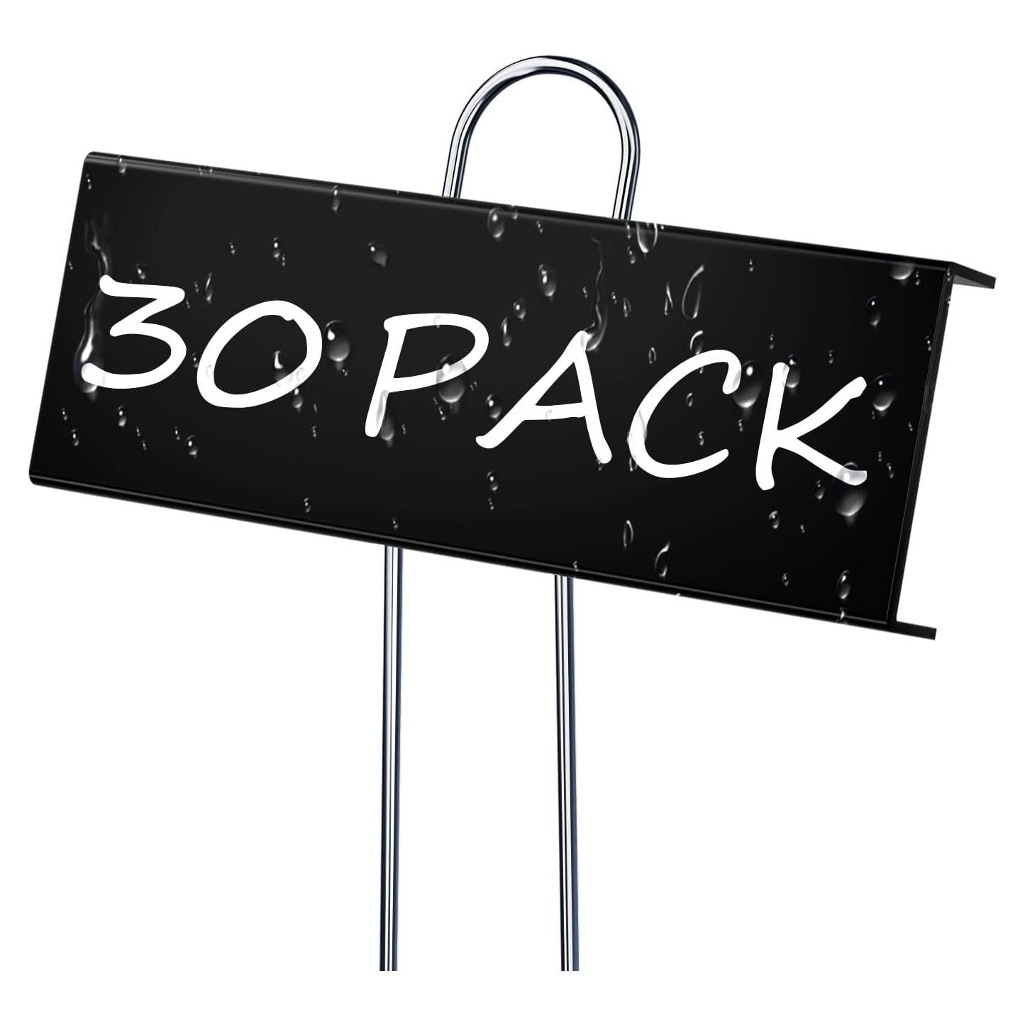 30 Etiquetas de Metal para Plantas Cureder - Impermeables y Resistentes