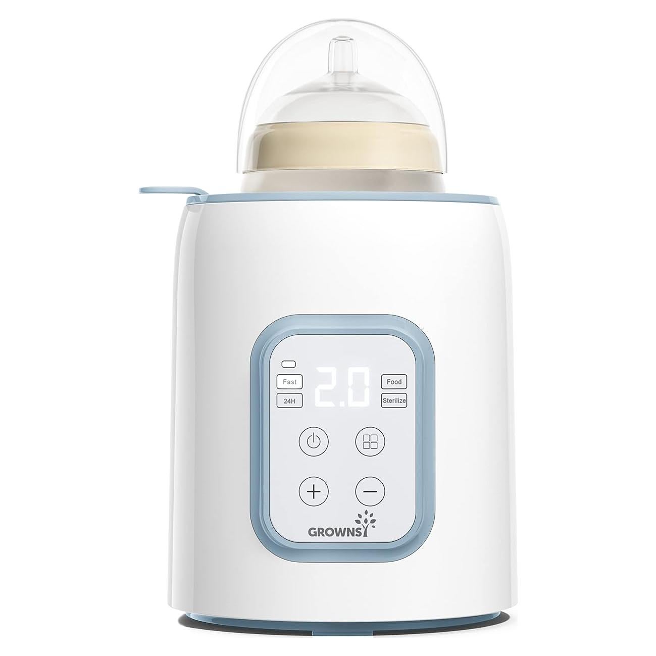 Calentador de Botellas GROWNSY N1T Azul 8 en 1 Rápido y Multifuncional