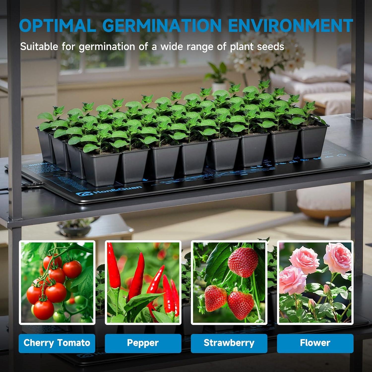 Alfombrilla Térmica para Plántulas Hon&Guan 26.99x53.34cm