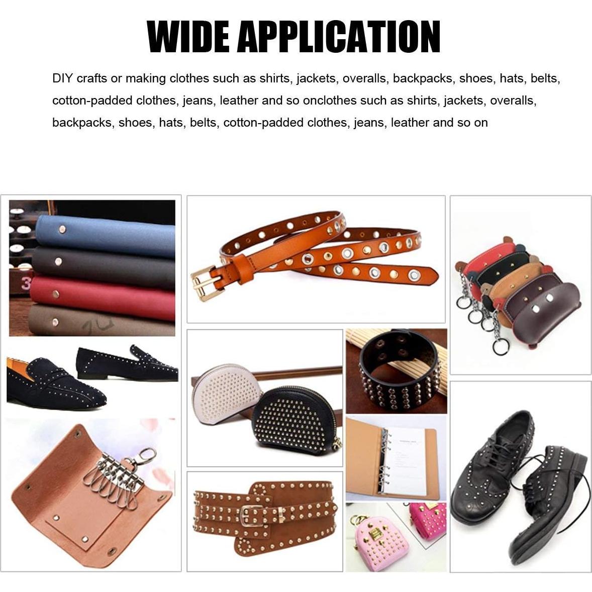 Kit de Broches a Presión Arokimi 100 Piezas 4 Colores