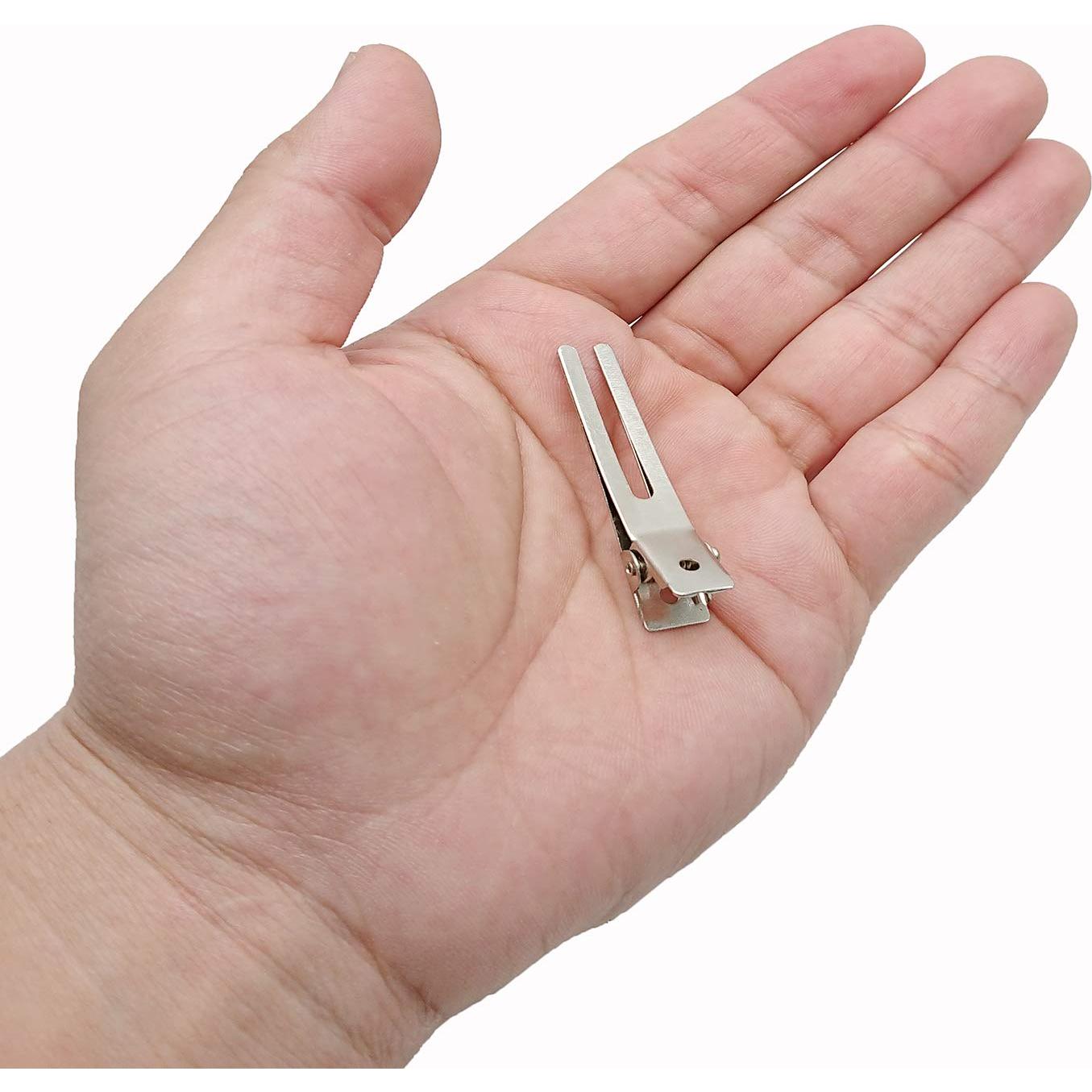 30 Clips de Doble Punta para Rizado de Cabello Axe Sickle