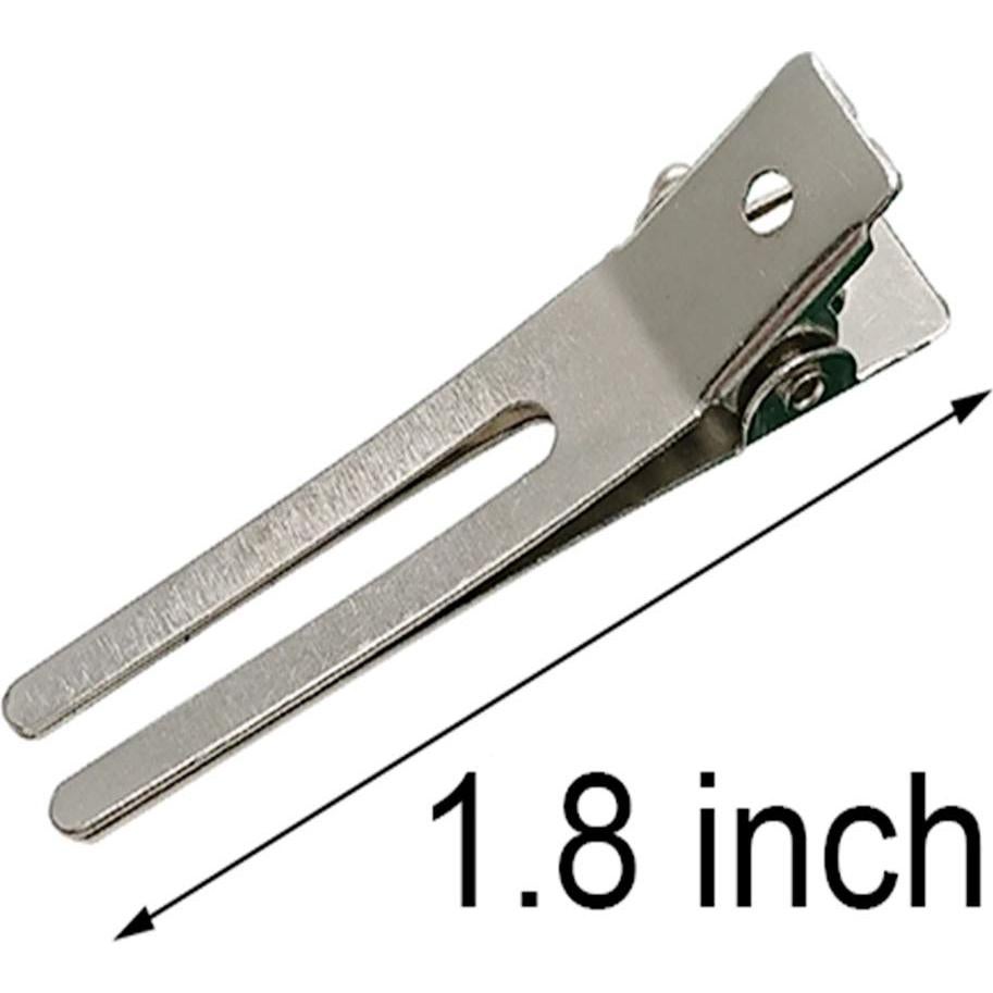 30 Clips de Doble Punta para Rizado de Cabello Axe Sickle