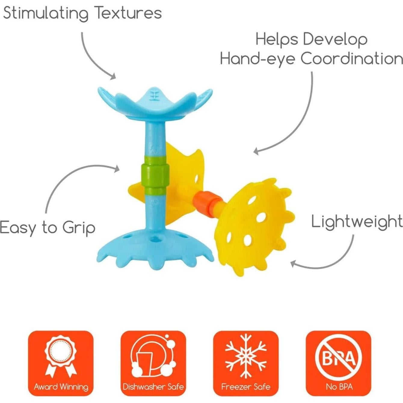 Teether Estrella Innobaby Original - Libre de BPA - Azul