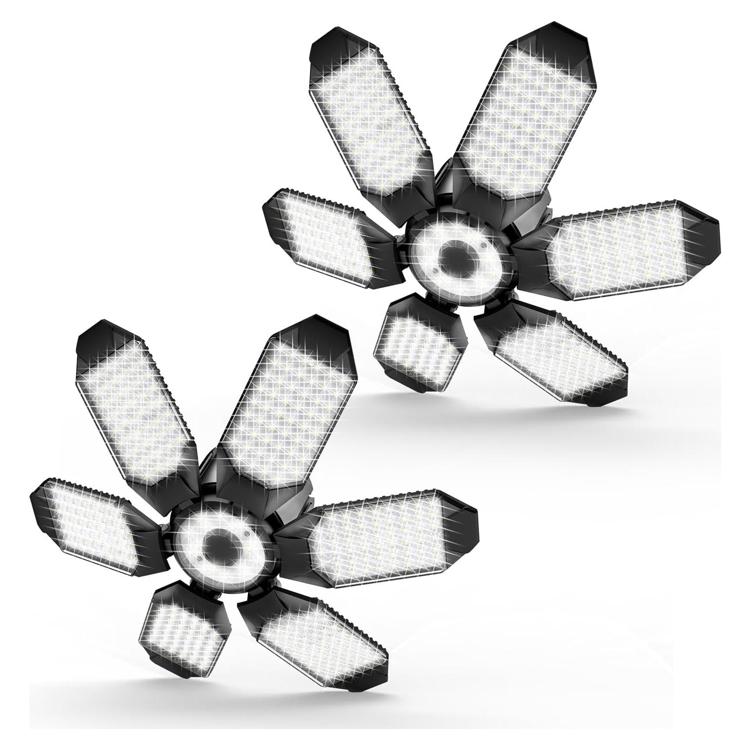 Luces de Garaje LED POLARPRA 160W Paquete de 2 32000LM