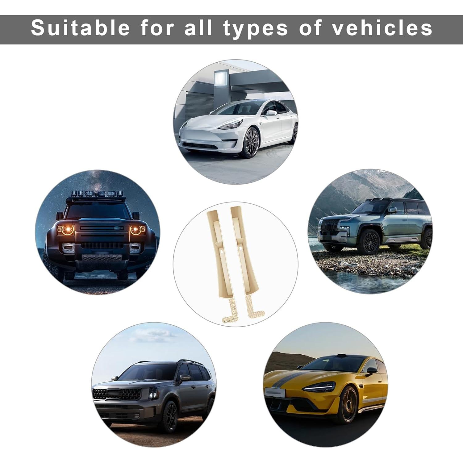 Organizador de Relleno de Espacio entre Asientos FSTURIOS Beige