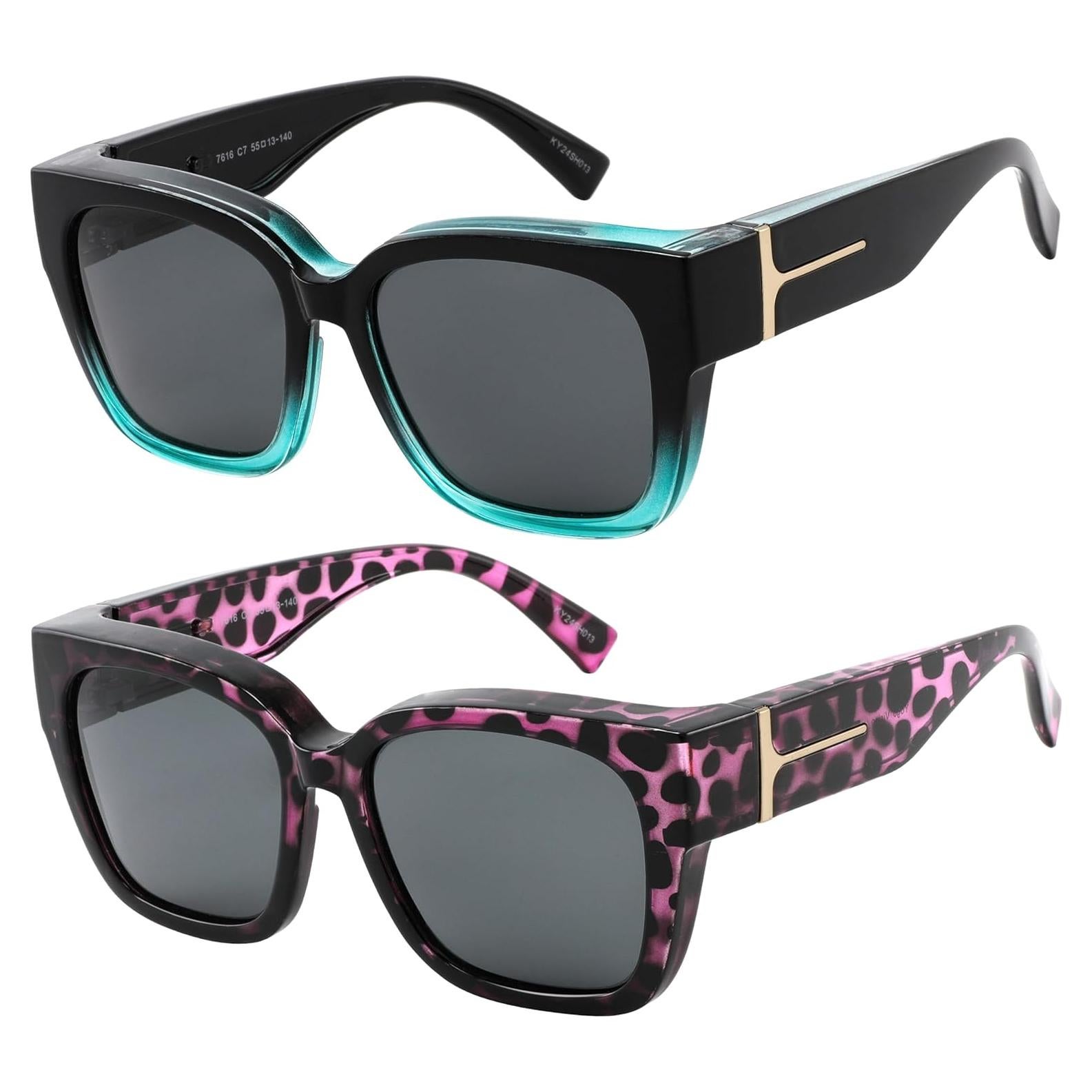 Gafas de sol polarizadas Yogo Vision para usar sobre gafas ópticas