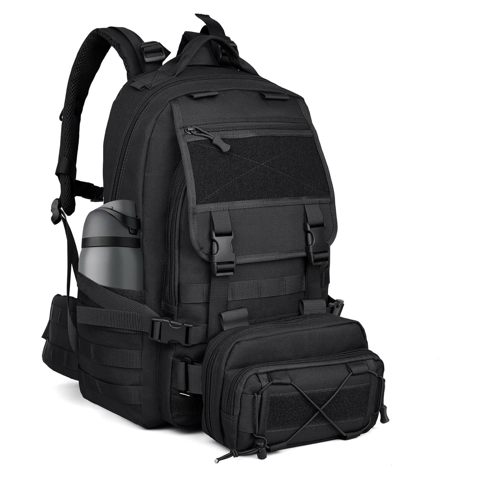 Mochila Táctica Militar JUMAHE 35L Impermeable Negra