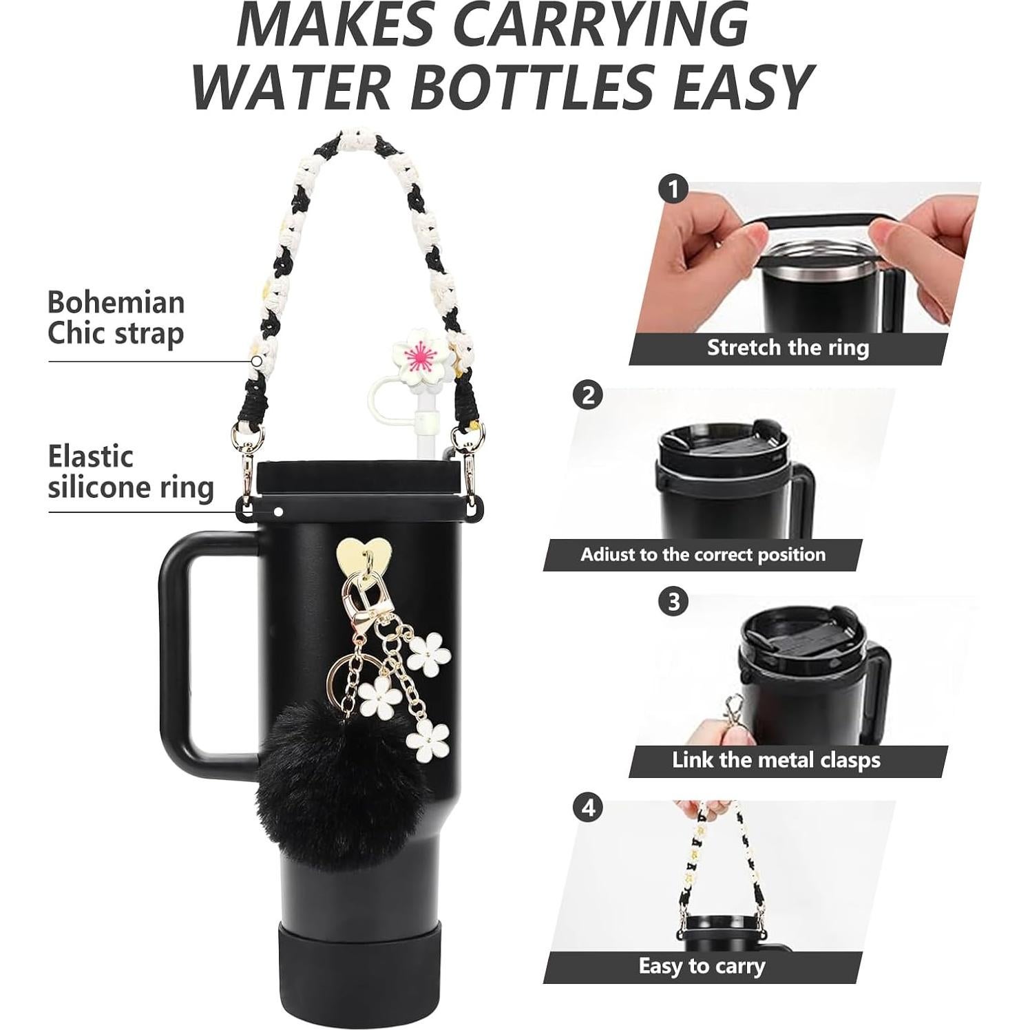 Juego de Accesorios TUTINGKE para Taza Stanley - 7 Piezas