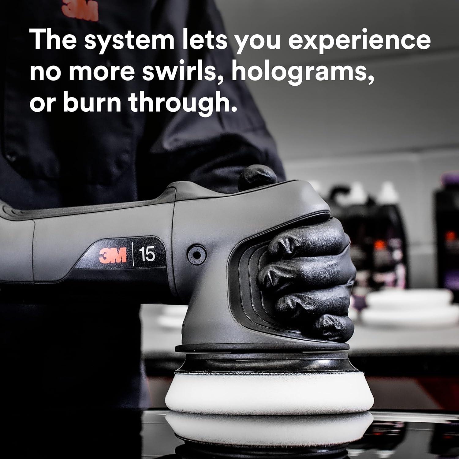 Pulidora Orbital Aleatoria 3M Perfect-It 15mm 500W Control Velocidad