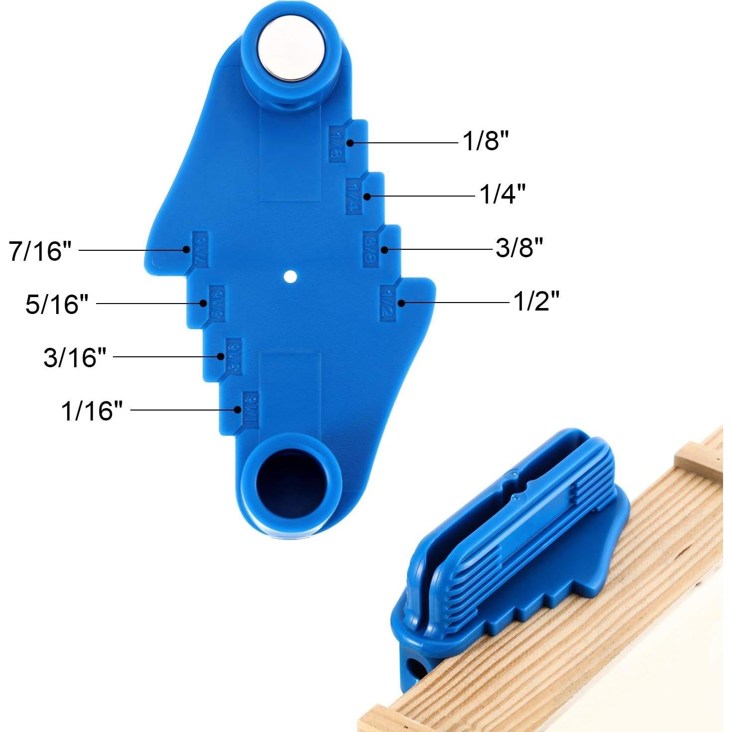 Scriber de Centro Weewooday Magnético 1 Pc 100x60 mm Azul