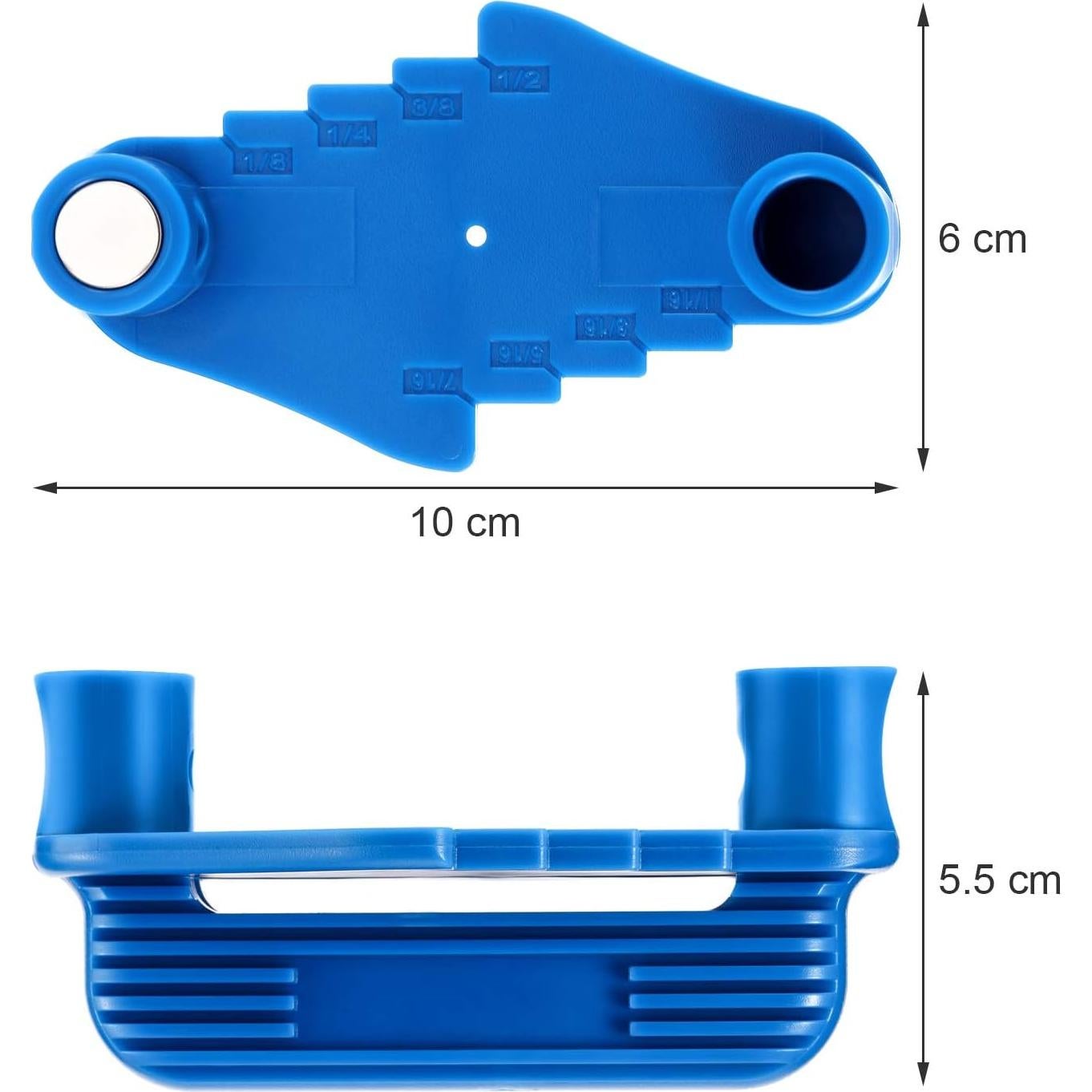 Scriber de Centro Weewooday Magnético 1 Pc 100x60 mm Azul