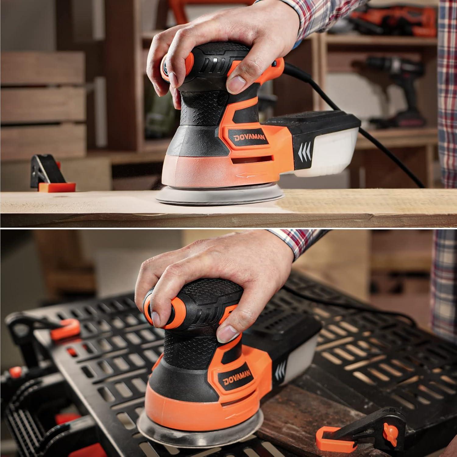 Lijadora Orbital DOVAMAN ROS01A 350W 6 Velocidades 12.7cm