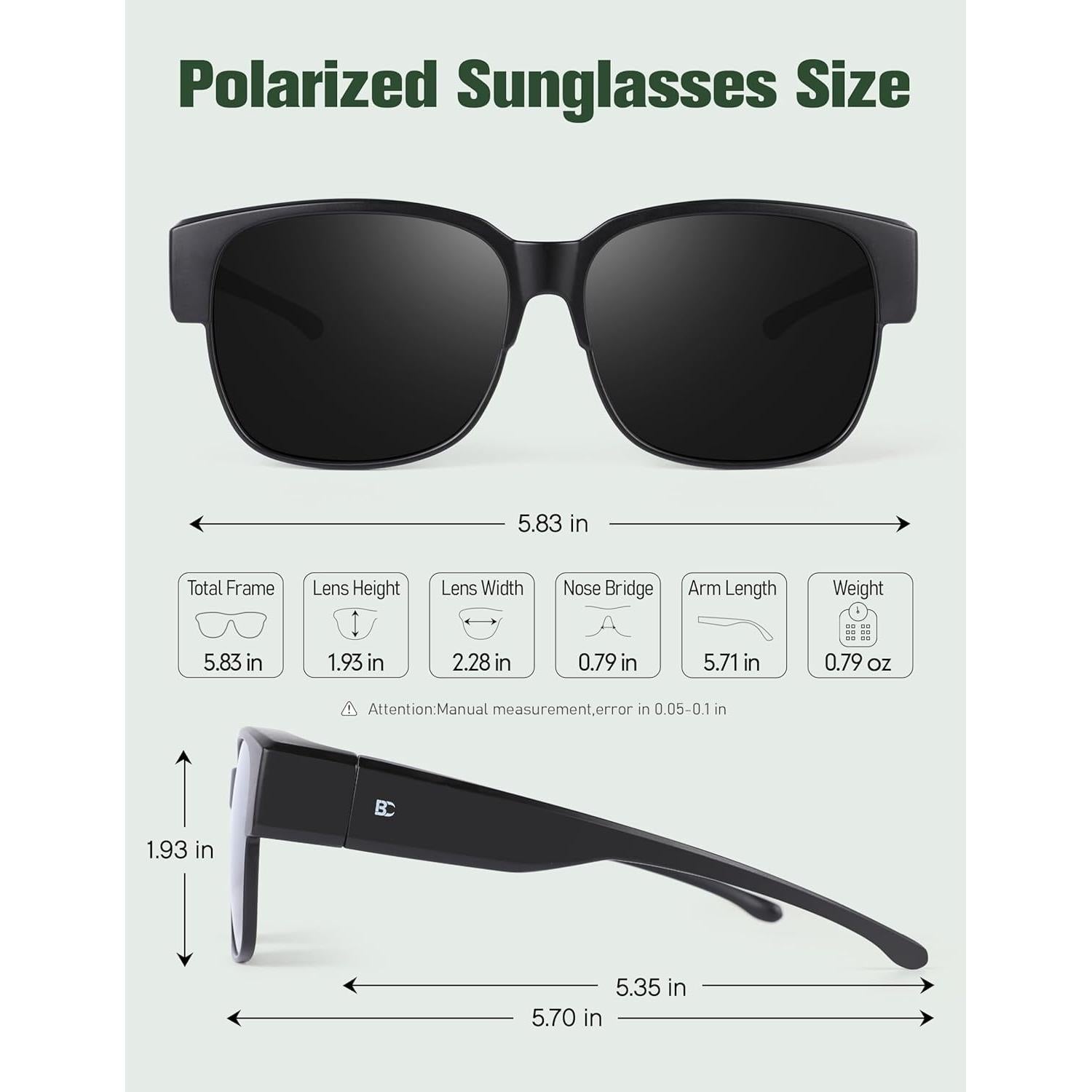 Gafas de Sol Polarizadas Bircen Ajustables Unisex UV 100%