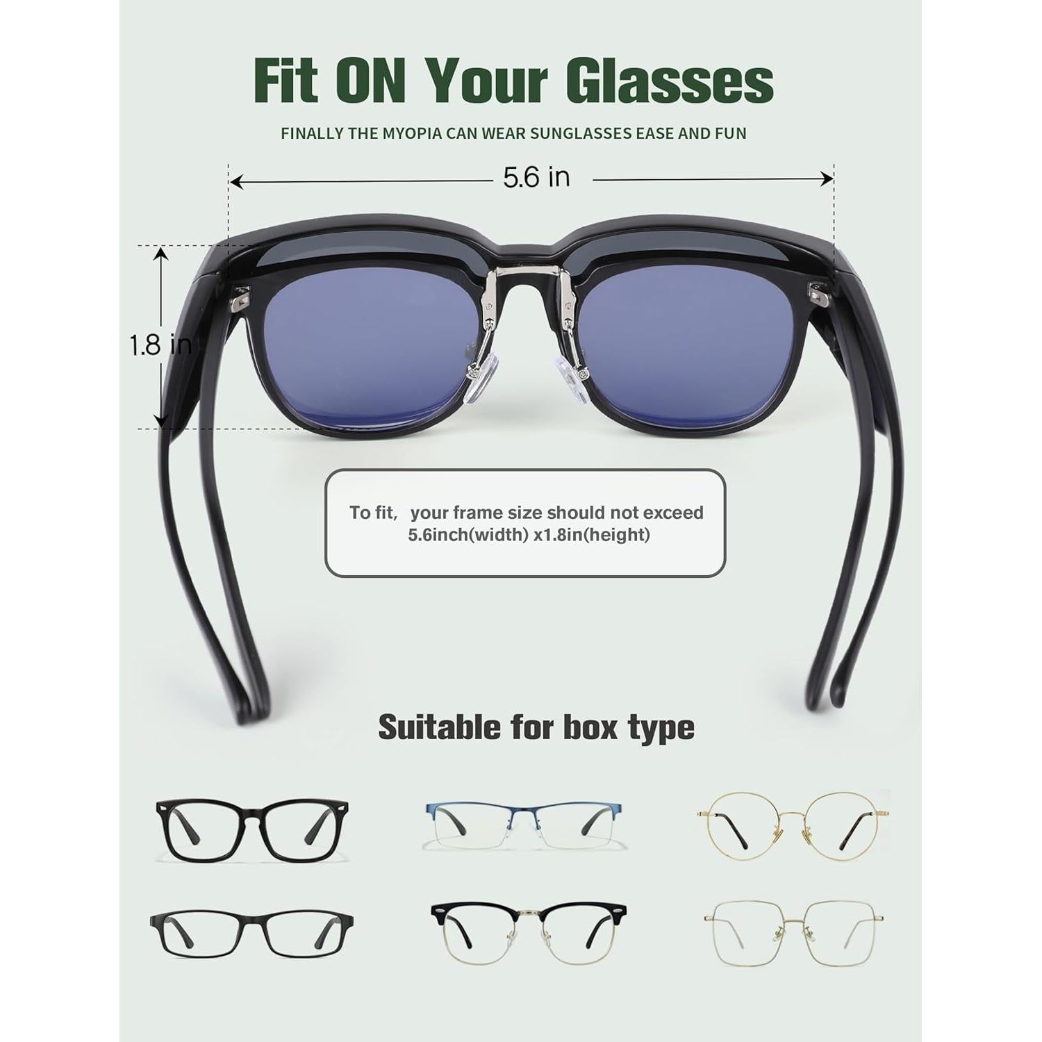 Gafas de Sol Polarizadas Bircen Ajustables Unisex UV 100%