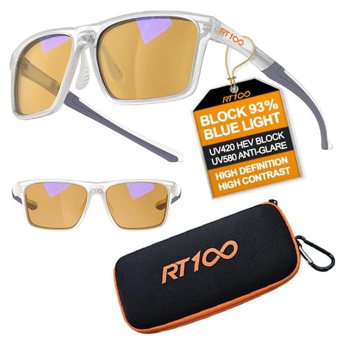 Gafas de Juego RT100 Anti Luz Azul Amarillo Unisex