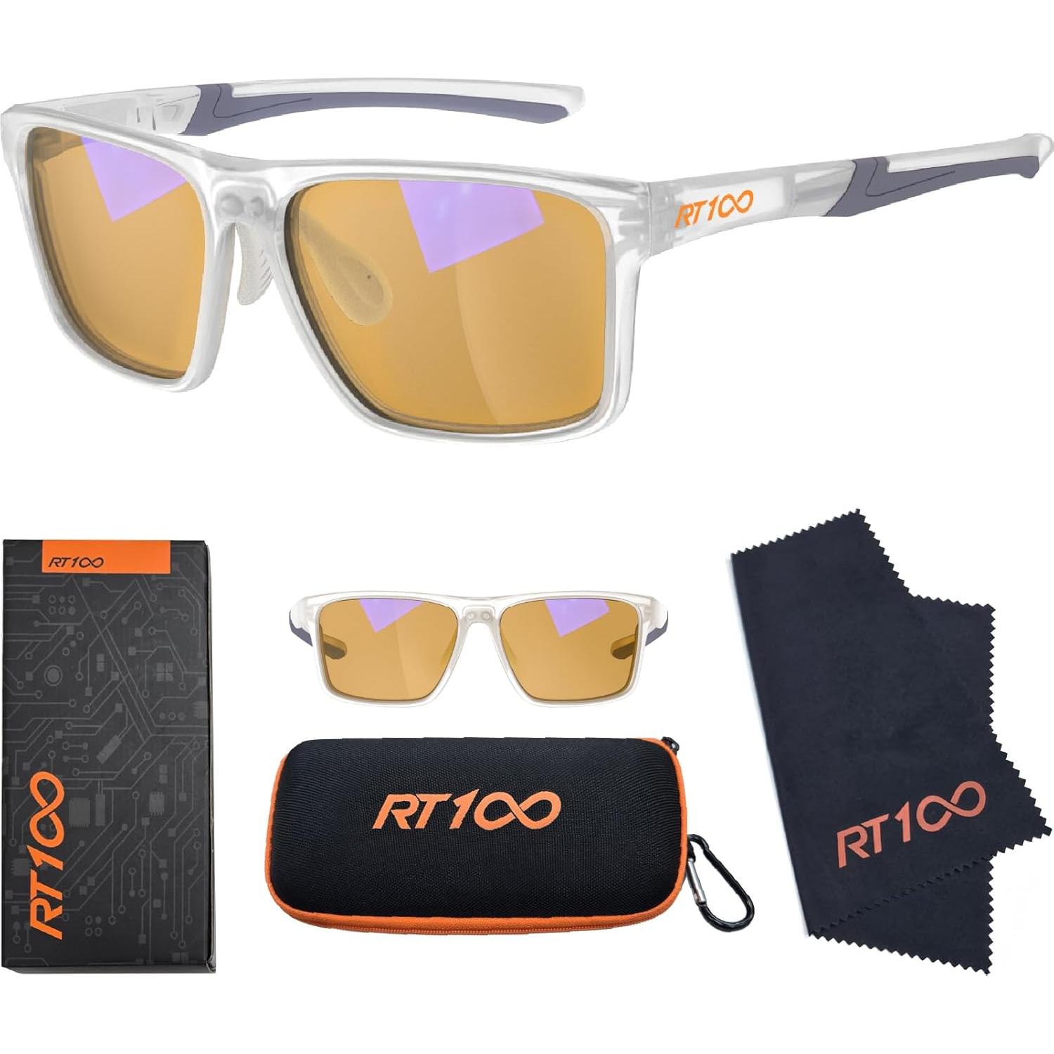 Gafas de Juego RT100 Anti Luz Azul Amarillo Unisex