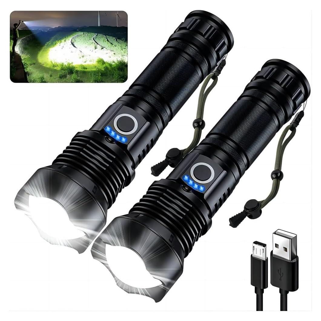 Linterna Recargable LED 90000 Lúmenes MILAOSHU P11 5 Modos