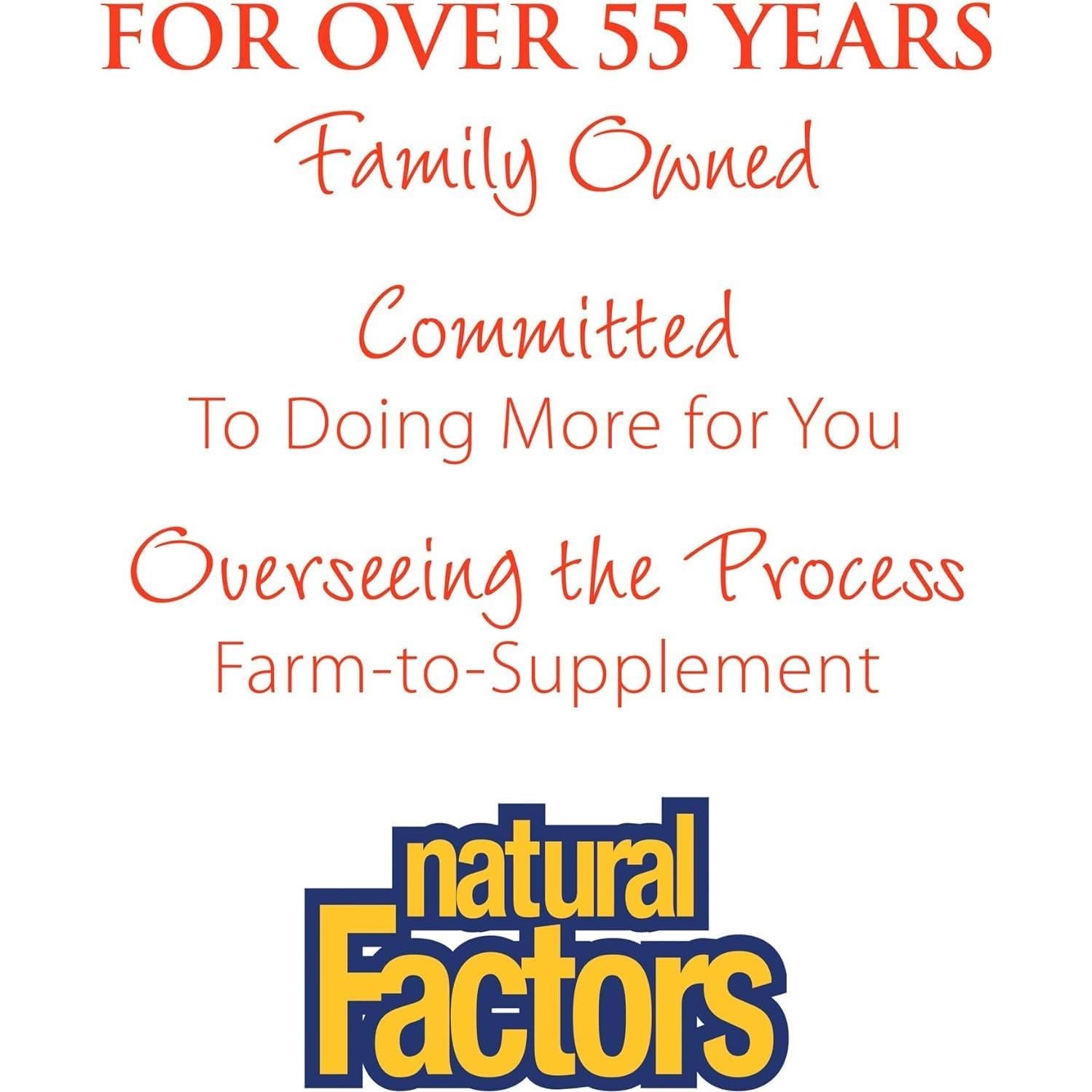 Sulfato de Glucosamina Factores Naturales 180 Cápsulas 140g