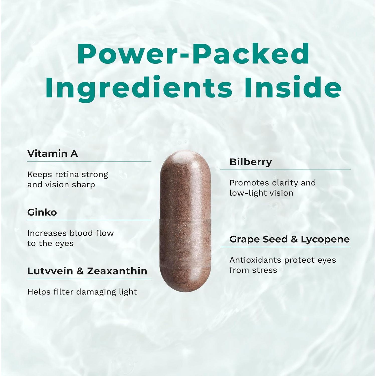 Visibili-T Suplemento Vitamínico Ocular LifeSeasons 60 Cápsulas