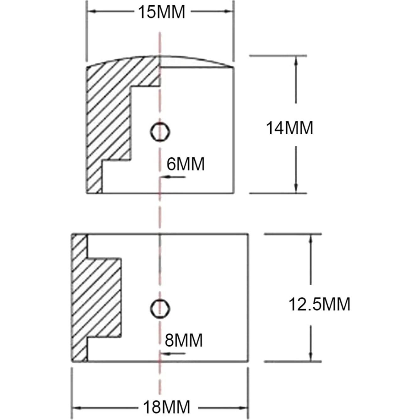 Juego de Perillas Concéntricas Duales SAPHUE para Guitarra