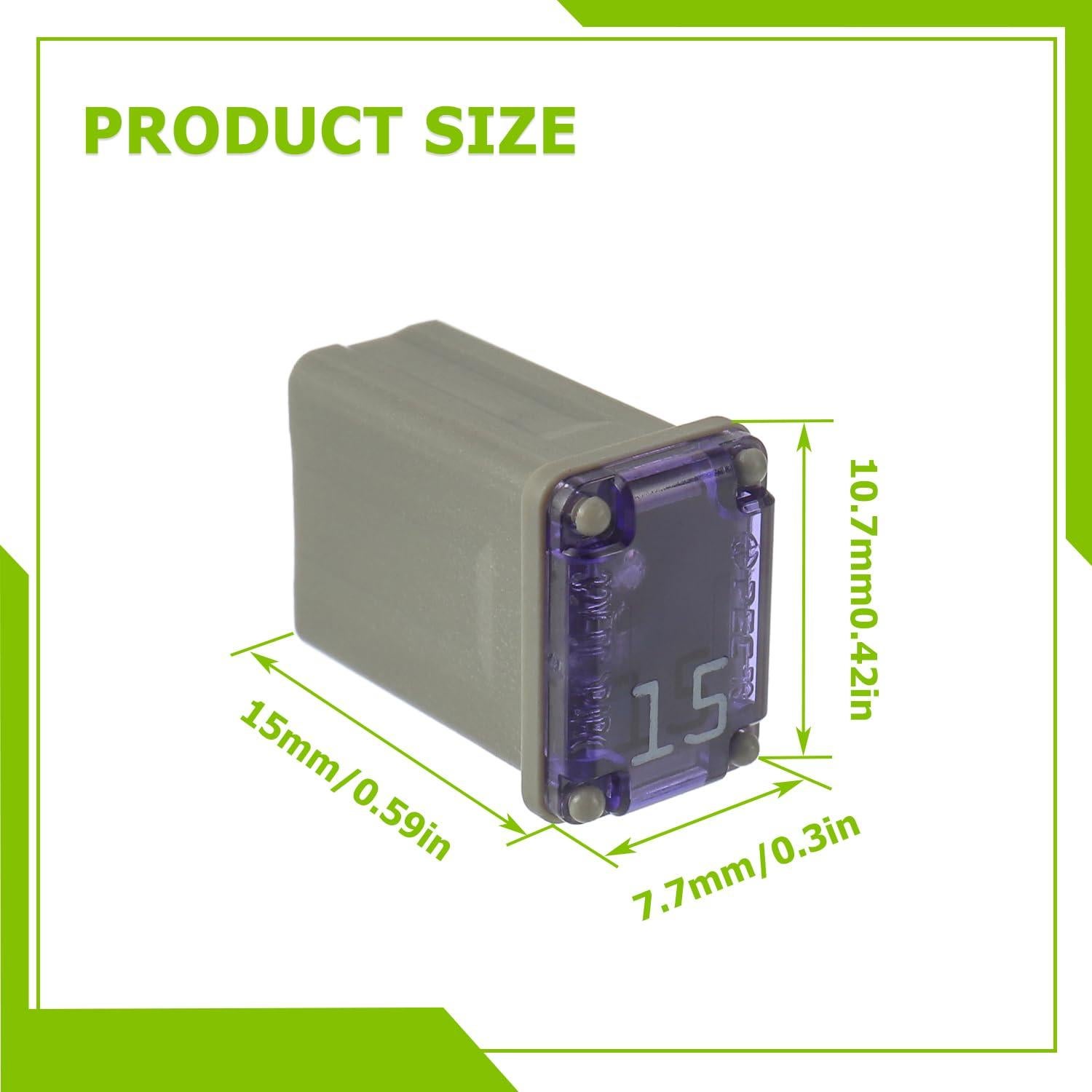 Fusibles Micro FMM MCASE 15A 32V EPLZON - Paquete de 10