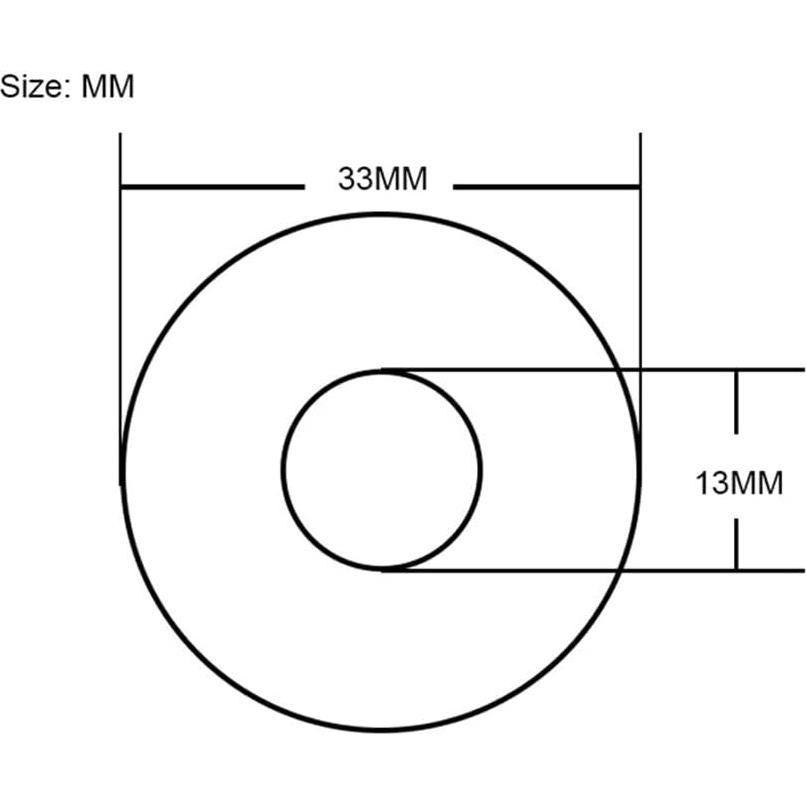 Anillo Interruptor Guitarra Aluminio ROZILO 2 Pcs 13mm Negro