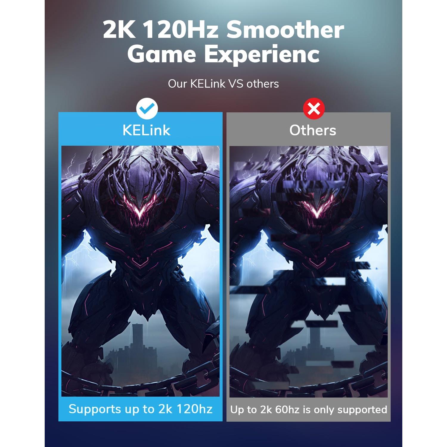 Cable DisplayPort a Micro HDMI KELink 1.83m 4K@30Hz Unidireccional