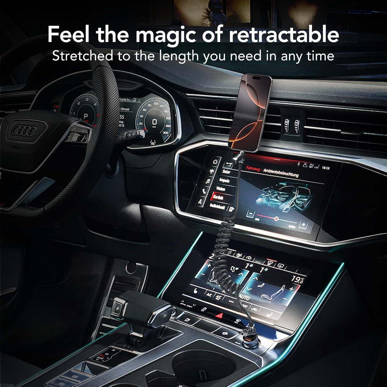 Cable de Carga Rápida 4-en-1 MFish 1.52m USB-C Lightning