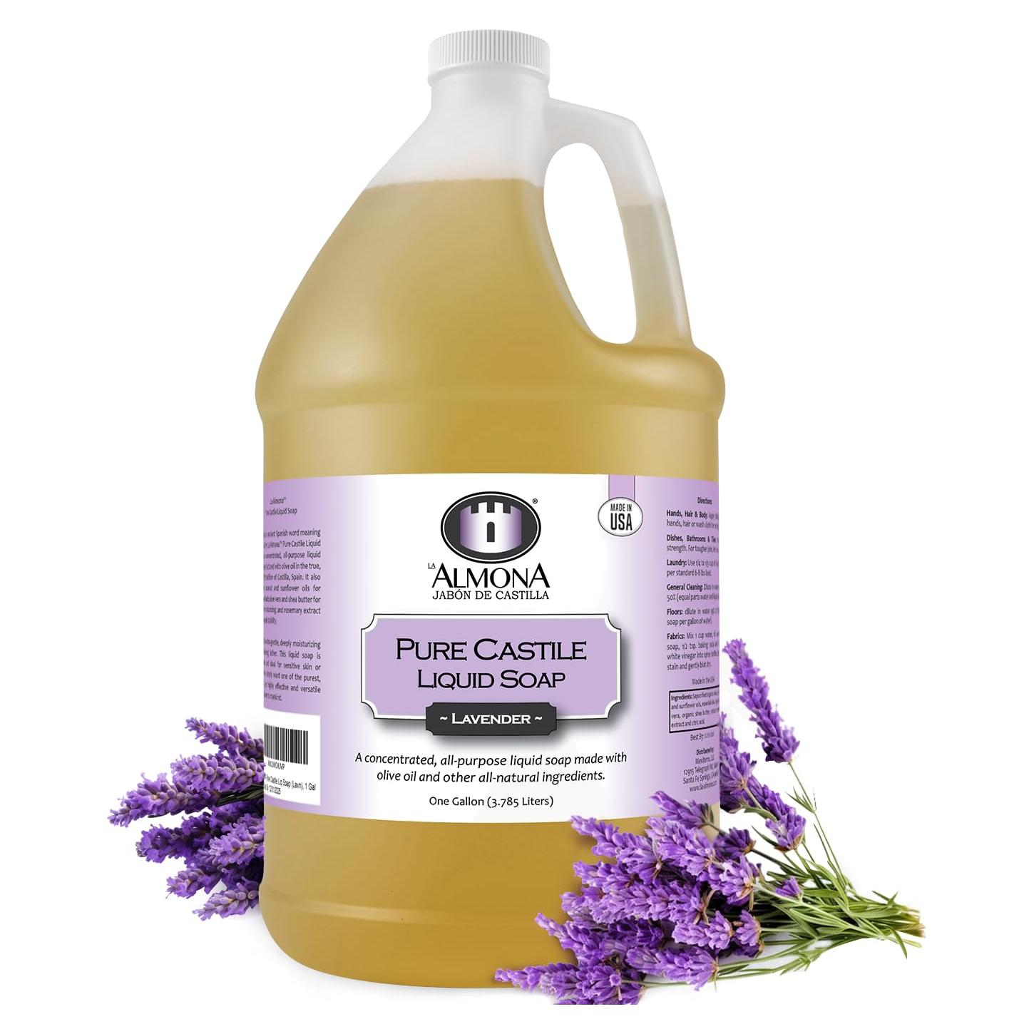 Jabón Líquido Castile La Almona 3.78L Lavanda Natural