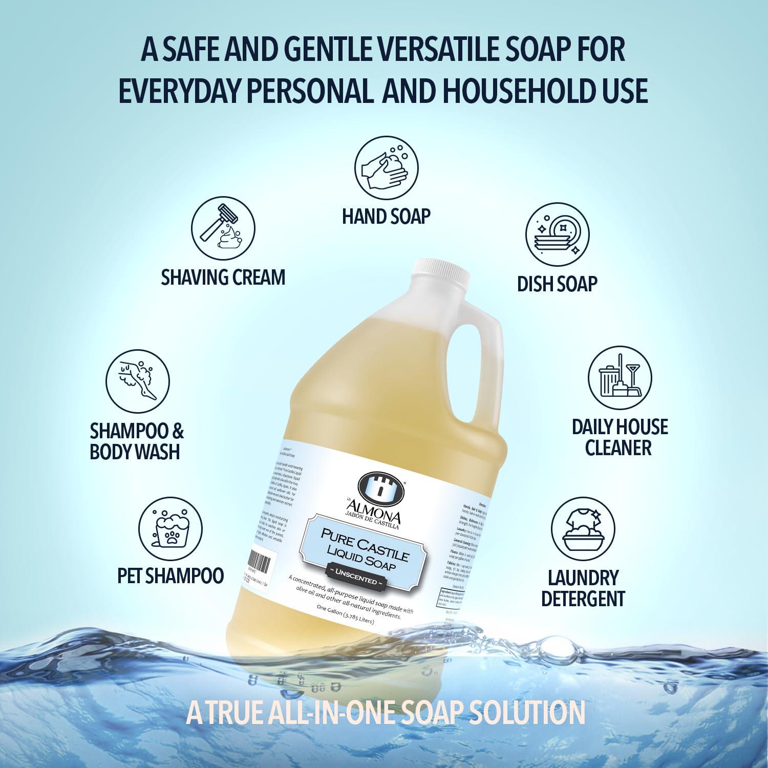 Jabón Líquido Castile La Almona 3.78L Lavanda Natural