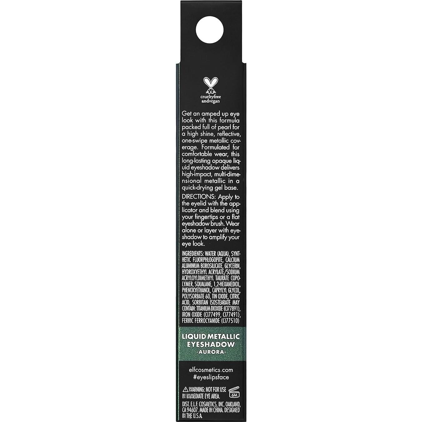 Sombra de Ojos Líquida Metálica e.l.f. Aurora 2.96 ml