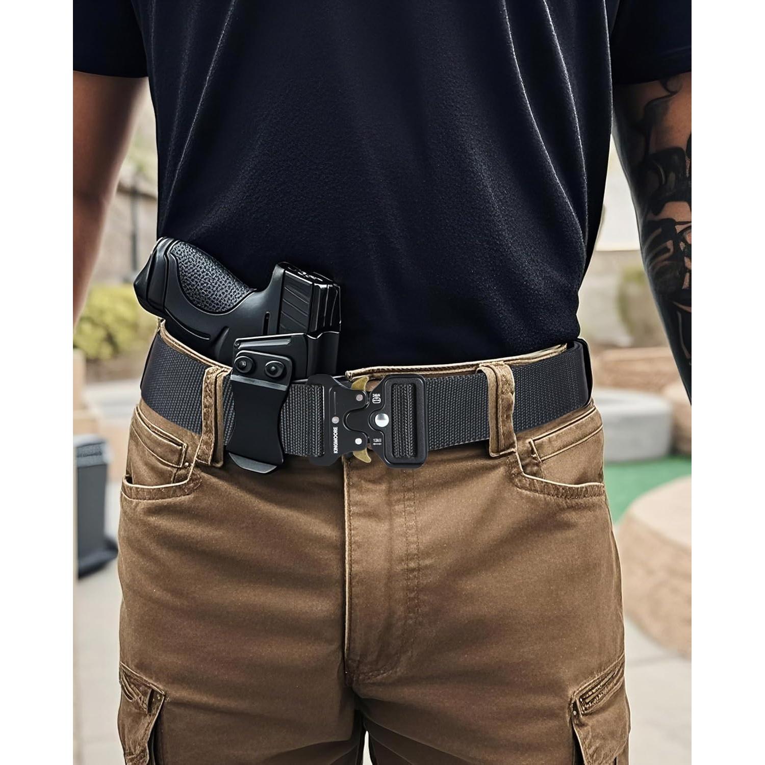 Cinturón Táctico KingMoore 3 Pack Nylon Ajustable