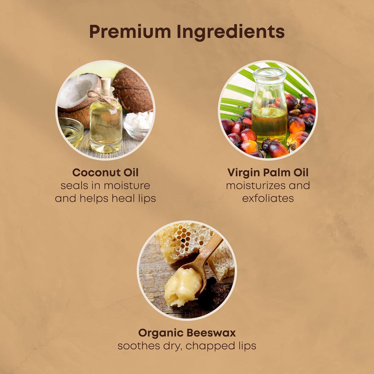 Bálsamo Labial Orgánico Real Skin Care 4 Unidades Mandarina