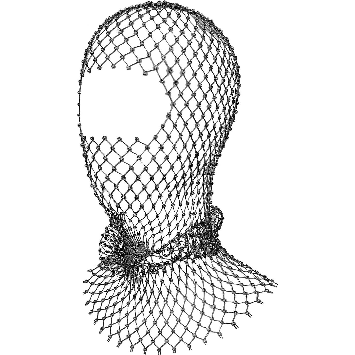 Máscara de Red de Pescado con Brillantes PURFUN para Mujeres