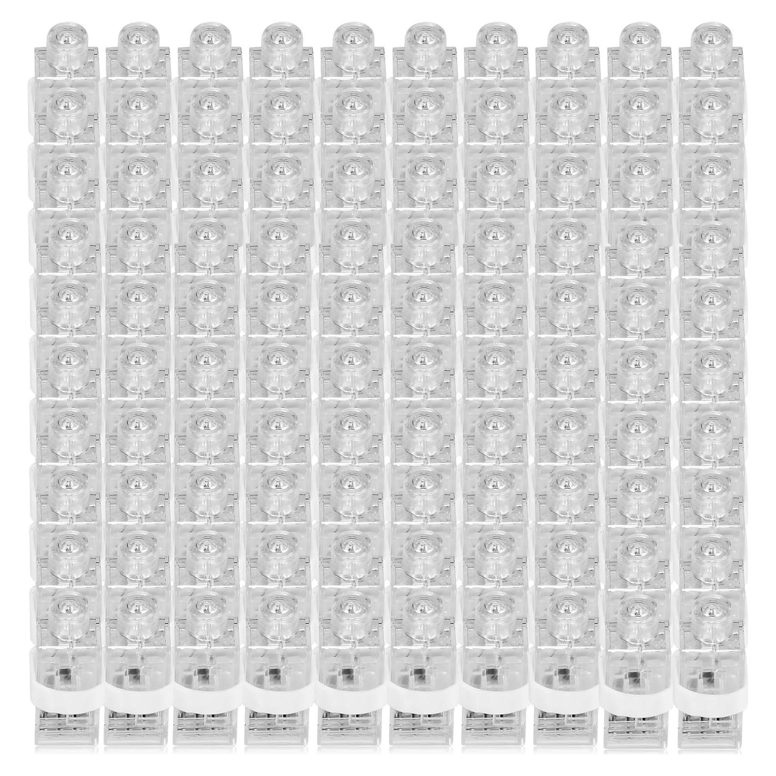 Luces de Dedo LED California Cade - 50 Piezas Blancas