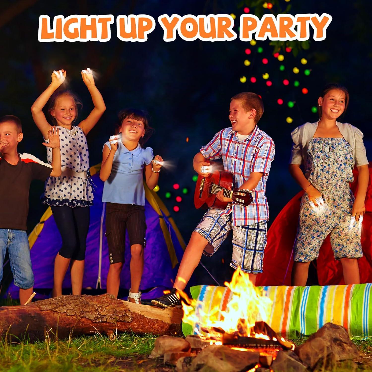 Luces de Dedo LED California Cade - 50 Piezas Blancas