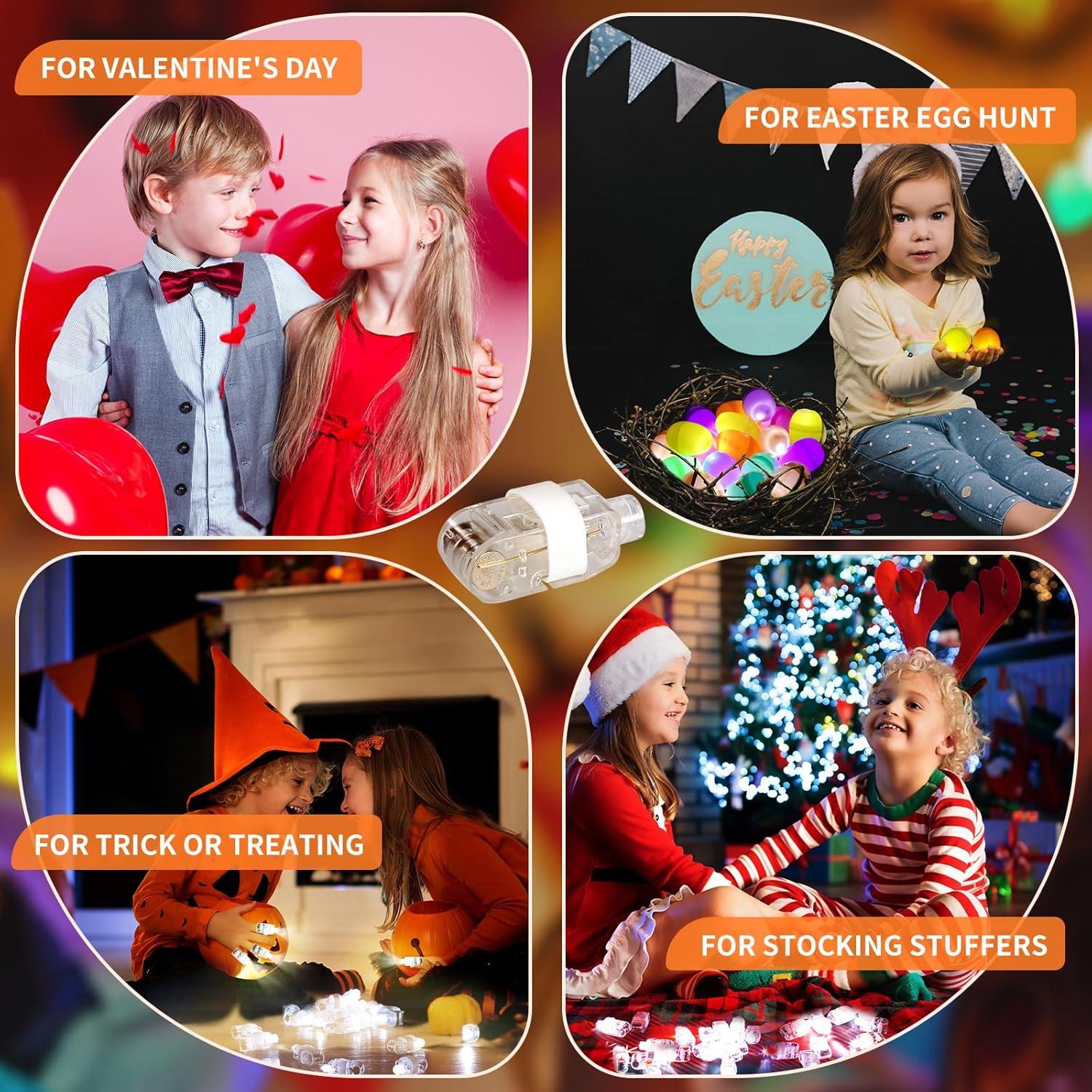 Luces de Dedo LED California Cade - 50 Piezas Blancas