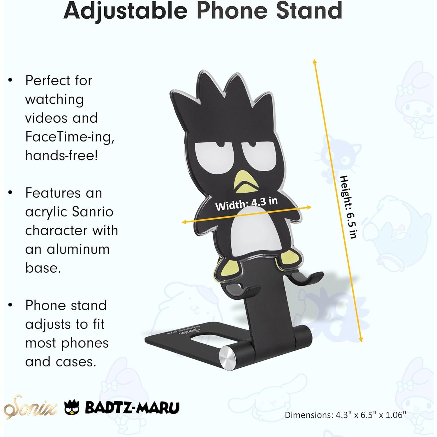 Soporte ajustable para teléfono Sonix Badtz Maru 21.6x15.2 cm