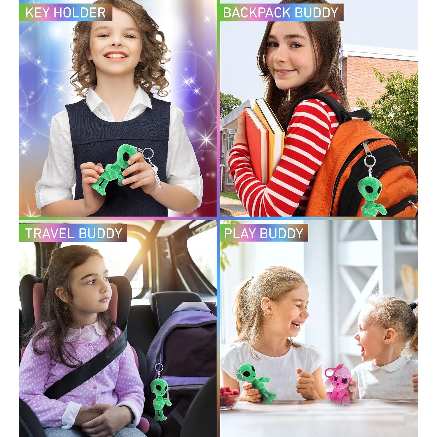 Llave de Peluche Alienígena DolliBu 12.7 cm Verde