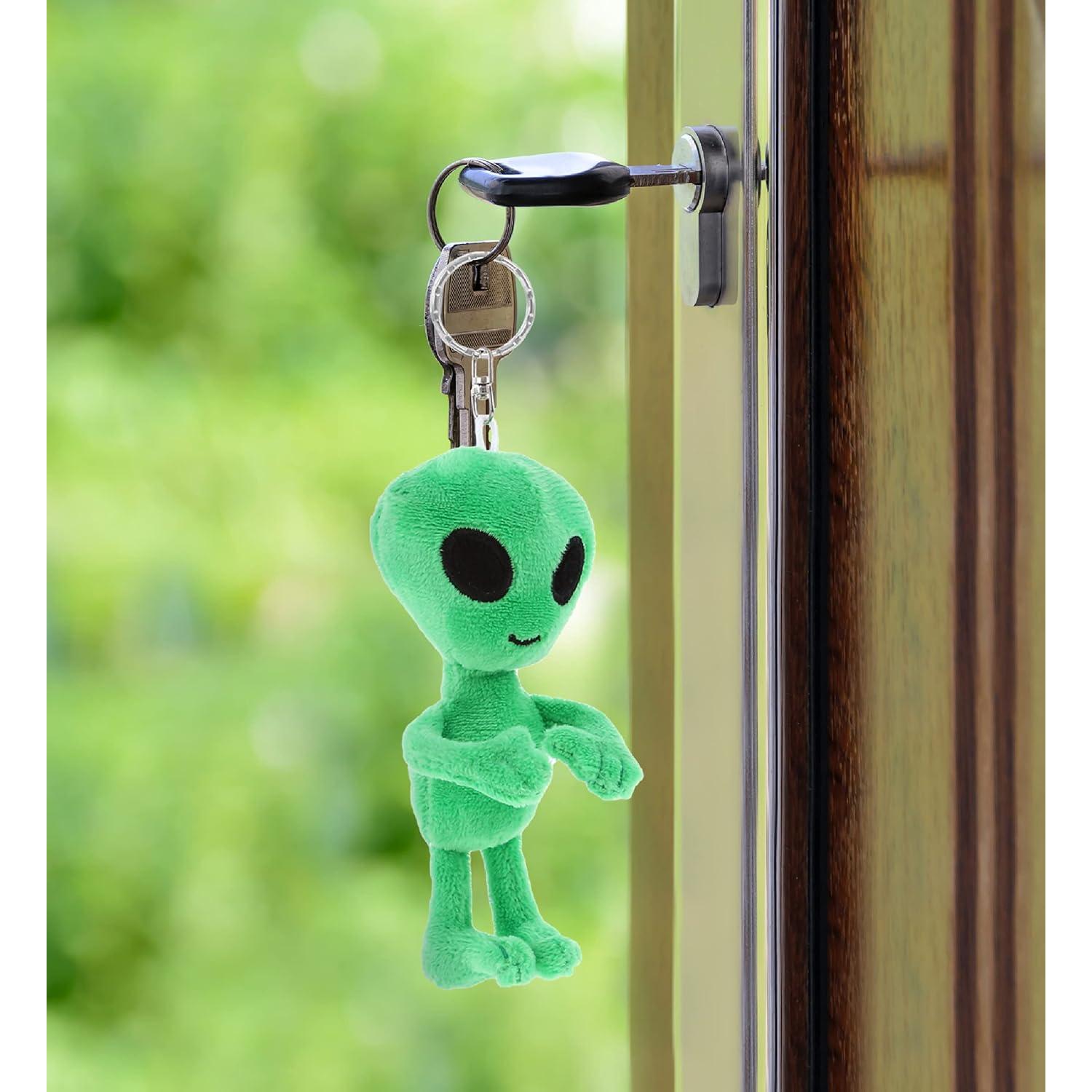 Llave de Peluche Alienígena DolliBu 12.7 cm Verde