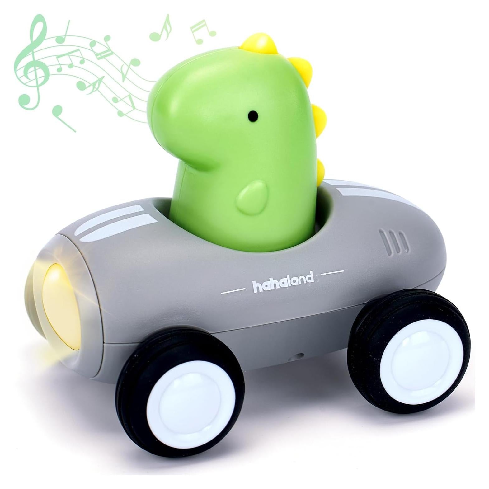 Coche de Empuje Hahaland para Niños 1-3 Años con Música y Luz