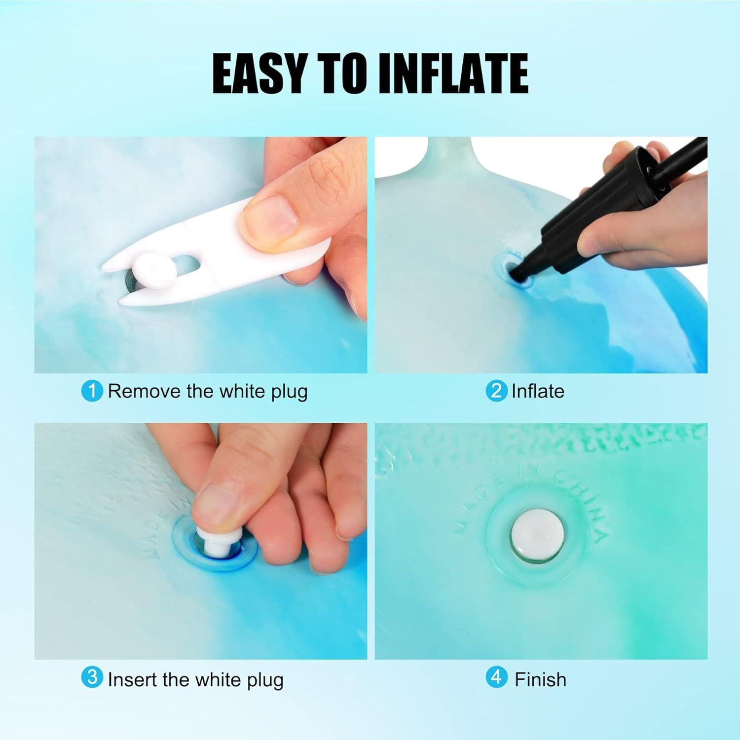 Bola Saltarina INPODAK 46 cm con Mango para Niños 3-6 Años