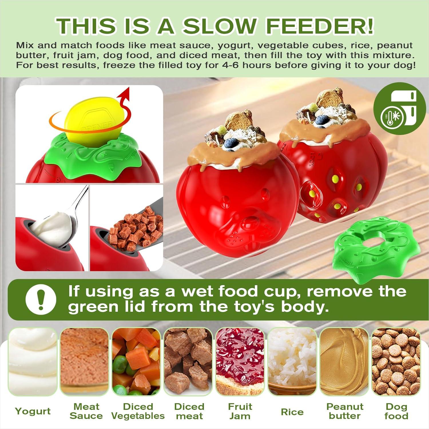 Juguete Masticable para Perros TLKNG Fresa Grande 321g