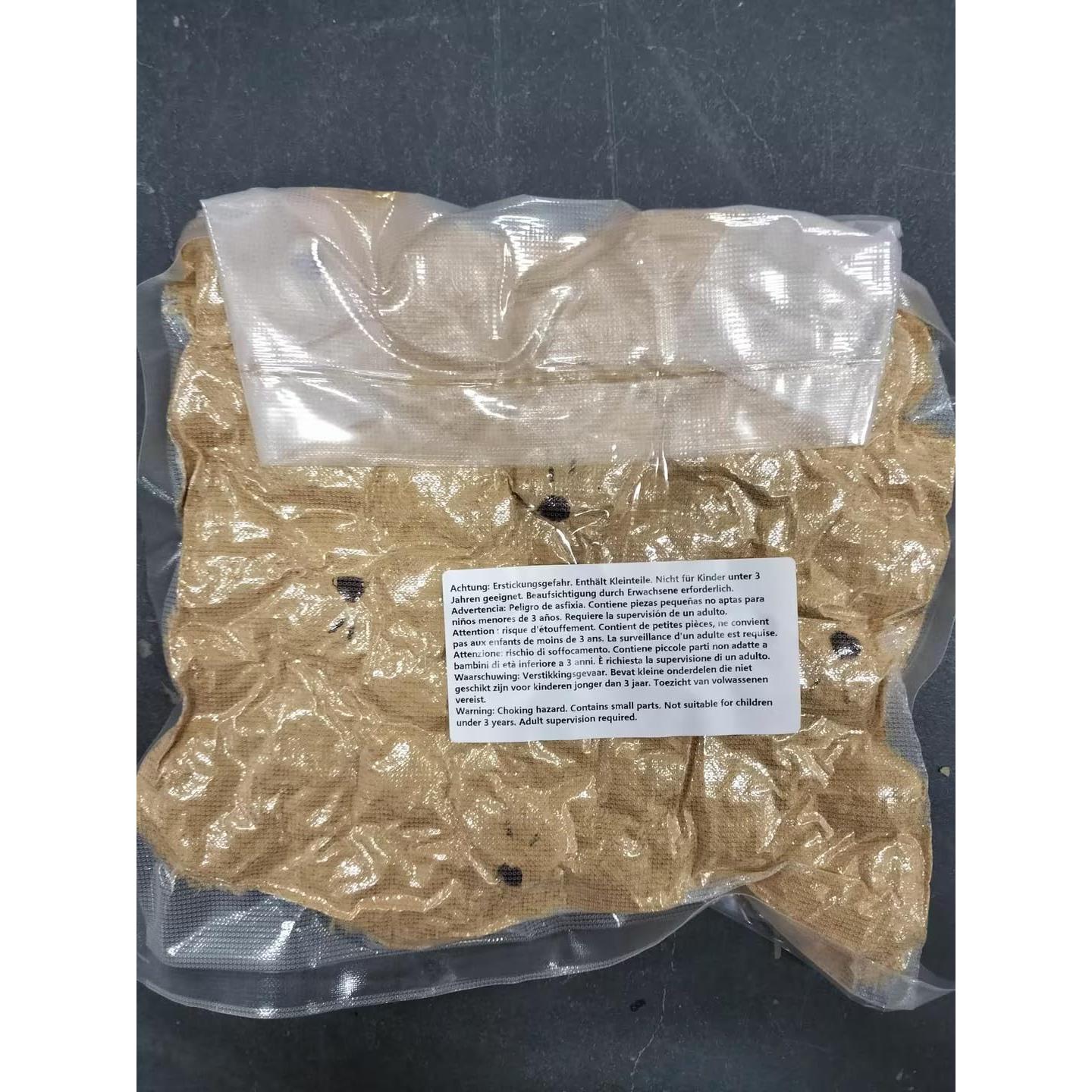 6 Osos de Peluche Mini Aoriher 10 cm Marrón para Fiesta